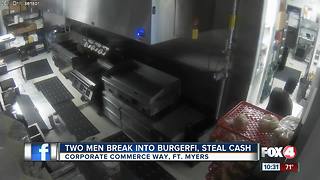 Two men break into restaurant using inside information