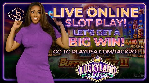 Part Two LIVE! 🔴 Watch The Epic Comeback Playing Luckyland ! www.playusa.com/jackpot/