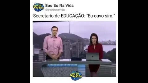 SECRETÁRIO DE EDUCAÇÃO: "- Ouvo sim! Eu judidiquekóaéqui... alô? Alô? Alô?" - Wagner Victer 17/05/16