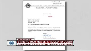 GM stops paying for health care coverage for striking UAW members
