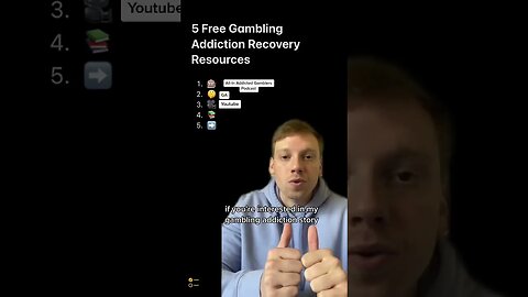 5 Free Gambling Addiction Recovery Resources #shorts