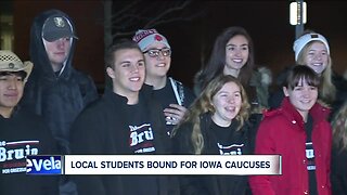 Wadsworth journalism students travel to 2020 Iowa Democratic caucuses for hands-on experience