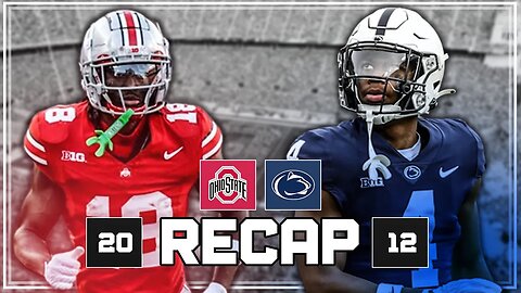 Recap of Ohio State's 20-12 win over Penn State | CFB Week 8, 2023