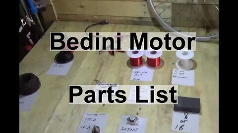 Cutting Fire Wood & Making Bedini Motor Parts List