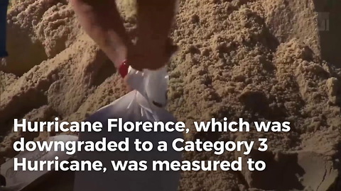 Florence Labelled 'Storm Of A Lifetime' As Gargantuan Waves Speed Toward Carolina Coast