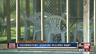 2-month-old baby grazed by Fourth of July celebratory gunfire bullet, police say