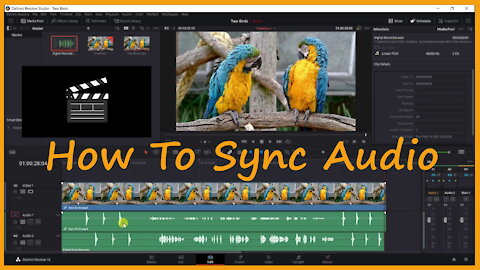 DaVinci Resolve: How To Sync Audio