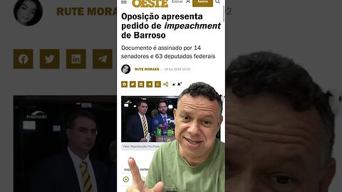 Oposição apresenta pedido de impeachment de Barroso #shortsvideo