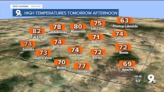 Record-level temperatures around the corner