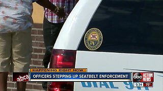 Officers stepping up seatbelt enforcement