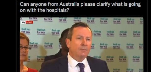 Australian Hospitals are "MORE FULL NOW THAN THEY'VE EVER BEEN" After the VACCINE MANDATES