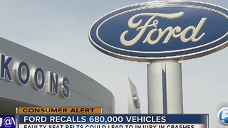 Ford recalls 680,000 vehicles