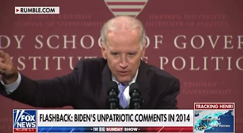 Biden’s own words. Oops