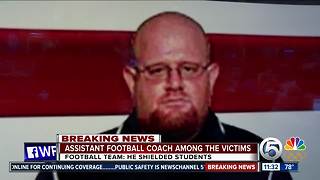 Coach dies after shielding students from gunfire in Parkland