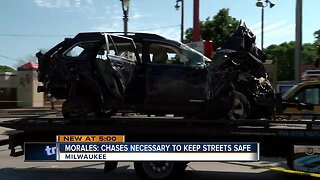 Chief Morales says chasing is necessary after serious crash