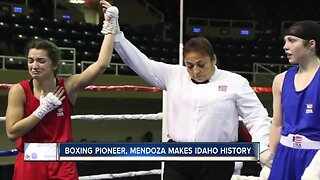Teen boxer makes history