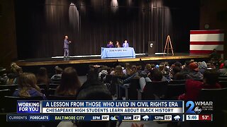 A lesson from those who lived in Civil Rights era, Chesapeake High students learn about Black History