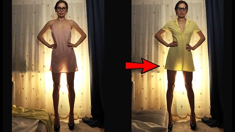 ❤️ Transparent Try on Haul with Tina _ See-Through Dresses.
