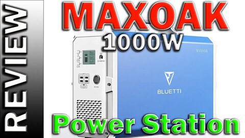 MAXOAK Portable Power Station 2400Wh/1000W EB240 Solar Generator,for Outdoor Camping Van Home Use