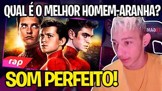 REAGINDO A Rap dos Homens-Aranha - NEM TODO MUNDO NASCE HERÓI | NERD HITS