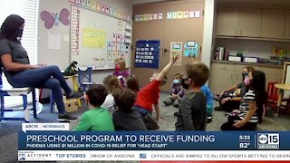 Phoenix using $1M of relief fund for 'Head Start' program