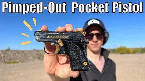 Pimped-Out *BERETTA* Pocket Pistol - Jetfire 950bs EL Gold Model