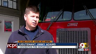 Firefighter recalls quick reaction to save child