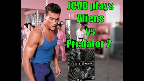 Jean Claude Van Damme plays Aliens vs Predator 2