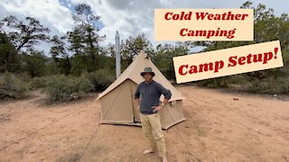 Camping In Freezing Weather Below Zero!