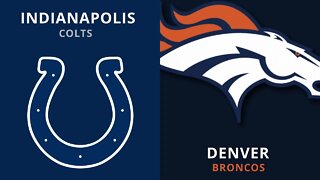 Indianapolis Colts vs. Denver Broncos Week 5 Game Preview | Speak Plainly