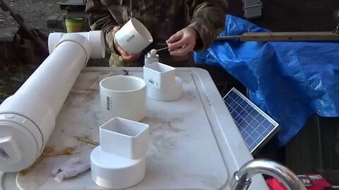 Making My Tiny Home Rain Water Collector First Flush Diverter