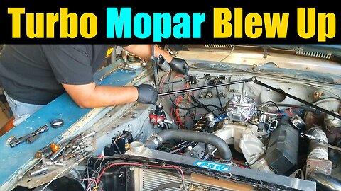 Turbo Big Block Mopar Finally Blew Up | 1973 Dodge Charger Build |