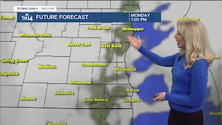 Cloudy, cool Sunday ay with highs in the upper 20s to low 30s