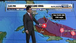 Hurricane Irma 3pm update: 9/6/17