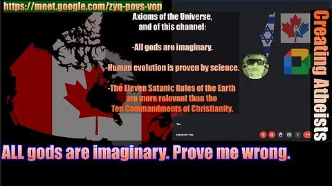 2021-10 Challenge: ALL gods are imaginary. Prove me wrong.