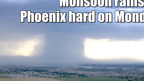 Monsoon rains cause flooding, wind damage in Phoenix