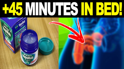 INCREDIBLE! Vick Vaporub the BEST Home Remedy for Treating Premature Ejaculation
