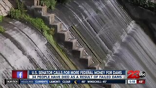 U.S. senator calls for more federal funding for dams