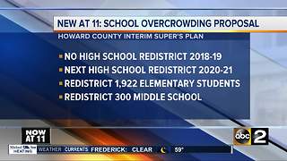 Howard Co. Superintendent addresses overcrowding