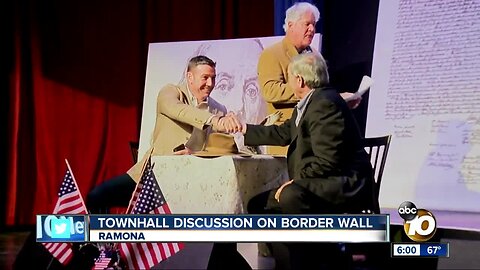 Rep. Duncan Hunter discusses border security in Ramona townhall meeting