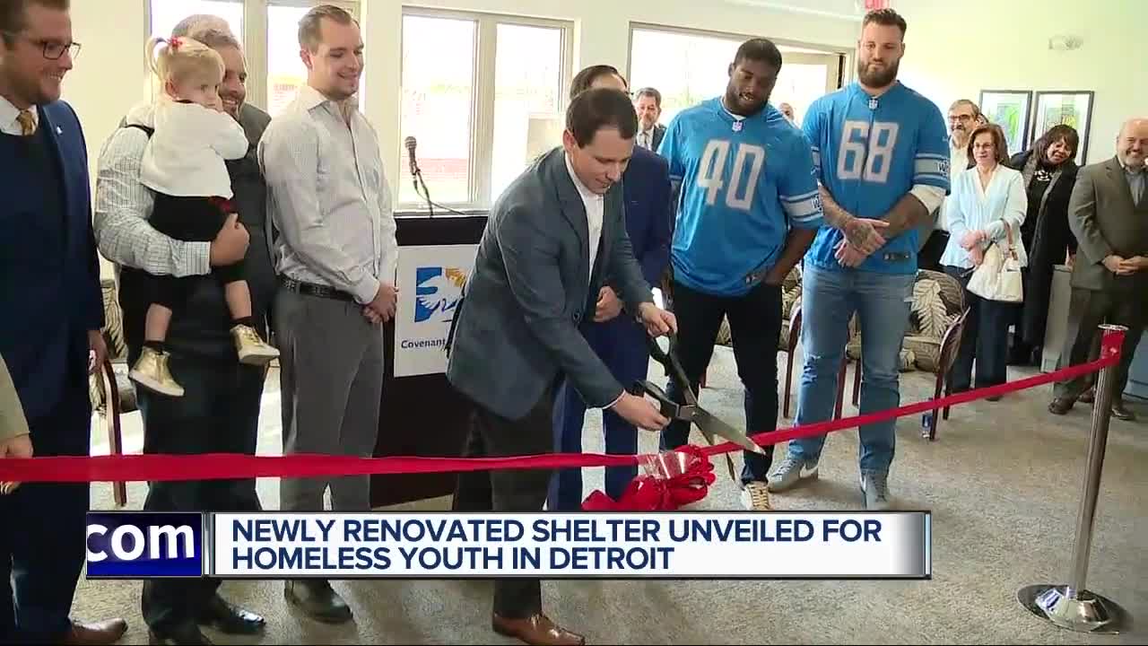 Covenant House Michigan unveils renovated Caritas emergency shelter for homeless youth