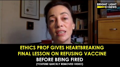 Ethics Professor Gives Heartbreaking Final Lesson on Refusing Vaccine Before Being Fired