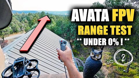 DJI AVATA Range Test - HOW FAR Will it GO?! (Motion Controller & Goggles 2 - Pro-View Combo)