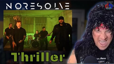 No Resolve "THRILLER" ROCK Cover 🇺🇸 Official Music Video | A DaneBramage Rocks Reaction FIRST!