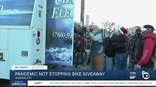 Christmas bike giveaway