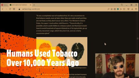 Humans Used Tobacco Over 10,000 Years Ago