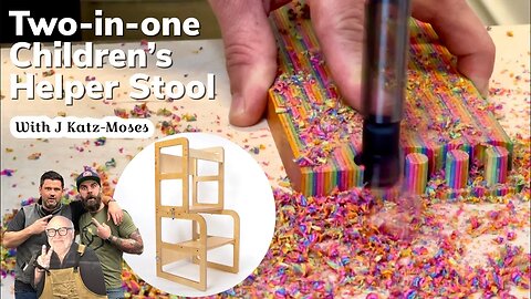 Two-in-One Child's Helper Stool || Easy One Day Build