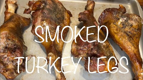 SMOKED TURKEY LEGS | ALL AMERICAN COOKING
