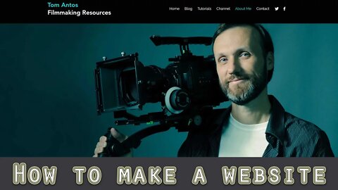 How To Make A Website - for filmmakers & visual artists