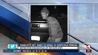 Charlotte County detectives want info on suspicious person